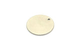 Silver Stamping Tag, 4 Antique Silver Plated Brass 20mm Stamping Tags , 18 Gauge B0105