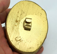 Vintage Belt Buckle, 1 Vintage Handcraft Belt Buckle (96x74mm) - Made In Germany  BS 1305