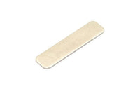 Huge Silver Rectangle, 6 Antique Silver Plated Brass Huge Rectangle Stamping Blanks (40x10x0.80mm)   D0255