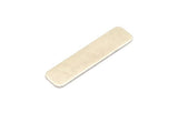 Huge Silver Rectangle, 6 Antique Silver Plated Brass Huge Rectangle Stamping Blanks (40x10x0.80mm)   D0255