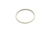 Silver Geometric Jewelry, 25 Antique Silver Plated Brass Cutting Circles (20mm) A0587 H1089