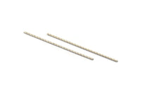 Silver Textured Tube, 24 Antique Silver Plated Brass Textured Tubes, Beads (1.5x70mm) BS 1784