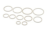 Steel Circle Connector,  Stainless Steel Brass Circle Connectors, Closed Loop Rings, Round Hoop Connectors SMP1271