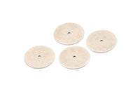 Silver Round Connector, 12 Antique Silver Plated Brass Round Discs, Middle Hole Connectors, Bead Caps, Findings (16mm) Brs 66 A0445