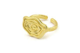 Brass Eye Ring, Raw Brass Eye Rings, Adjustable Rings, Evil Eye Rings - N2506