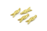 Brass Fish Charm, Bracelet Findings, Bracelet Charms, Mini Fish Charms, Bracelet And Necklace Findings, Brass Fish (13x4mm) N2477