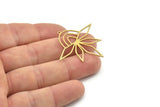 Brass Geometric Charm, Raw Brass Diamond Charms, Brass Earring Charms, Brass Charms for Jewelry Making (39x36x0.60mm) SMP1327