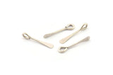 Kürek Gözü Pimleri, 12 Antik Gümüş Kaplama Pirinç Kürek Gözü Pimleri (20x1,2 mm) D0347