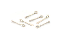Kürek Gözü Pimleri, 12 Antik Gümüş Kaplama Pirinç Kürek Gözü Pimleri (20x1,2 mm) D0347