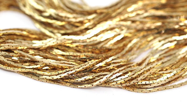 Raw Brass Chain, 90 M Tiny Raw Brass Soldered Chain (0.70mm) BS 1014