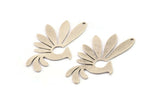 Silver Bird Charm, 4 Antique Silver Plated Brass Phoenix Charms With 1 Hole, Findings (35x21x0.60mm) SMP0316 A2682 H0854