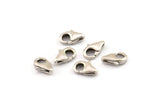 Silver Parrot Claps, 10 Antique Silver Plated Brass Lobster Claw Clasps (8.5x5mm) E091