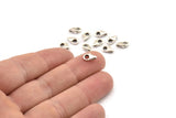 Silver Parrot Claps, 10 Antique Silver Plated Brass Lobster Claw Clasps (8.5x5mm) E091