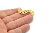 Brass Drop Charm, Raw Brass Drop Shaped Charms With 1 Hole, Findings (39x17x0.60mm) SMP1691