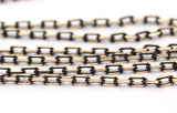 Cable Chain, Rope Chain, 5M (3.5x2mm) Soldered Brass Chain - Brs4568  ( Z005 )