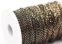 Black Link Chain, 50 M (3.5x2mm) Brass Soldered Chain - Z005