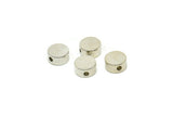 Round Spacer Bead, 6 Silver Tone Brass Circle Industrial Spacer Bead, Findings (8x3.6mm) D0210 Q0636