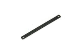 Tiny Bar Pendant, 12 Oxidized Black Brass Connector Bars With 2 Holes (35x2.5x0.80mm) E394