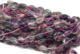 Gökkuşağı Florit Boncukları, Yuvarlak Değerli Taş Boncukları, Doğal Mor Florit Kristal Kuvars Boncukları, 15 - 19 - 21 mm Tam Telli Florit Değerli Taş