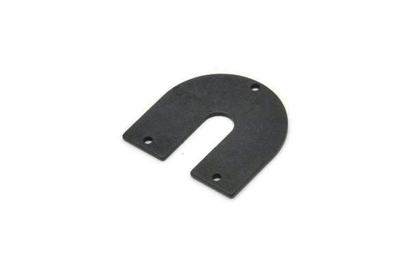 Siyah Geometrik Charm, 3 Delikli 4 Oksitlenmiş Siyah Pirinç U Şeklinde Kolye, Küpeler, Bulgular (21,5x21x1 mm) D977