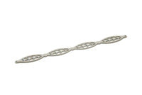 Adjustable Bangle Bracelet, Stainless Steel Flat Bracelet With 2 Holes, Steel Bracelet, Steel Bracelet Bangle (145x13x0.80mm) SMP1889