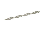 Adjustable Bangle Bracelet, Stainless Steel Flat Bracelet With 2 Holes, Steel Bracelet, Steel Bracelet Bangle (145x13x0.80mm) SMP1889
