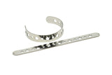 Steel Bracelet Star, Stainless Steel Flat Bracelet With 2 Holes, Stainless Steel Star Bangle, Bracelet Bangle (145x10x0.80mm) SMP1883