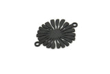 Siyah Güneş Tılsımı, 2 Döngülü 8 Oksitlenmiş Siyah Pirinç Güneş Tılsımı, Pirinç Bağlantı Elemanları (22x17x0,60 mm) A3871