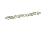 Adjustable Bangle Bracelet, Stainless Steel Flat Bracelet With 2 Holes, Steel Bracelet, Steel Bracelet Bangle (145x21x0.80mm) SMP1781