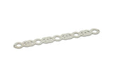Adjustable Bangle Bracelet, Stainless Steel Flat Bracelet With 2 Holes, Steel Bracelet, Steel Bracelet Bangle (145x17x0.80mm) SMP1807