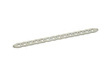 Adjustable Bangle Bracelet, Stainless Steel Flat Bracelet With 2 Holes, Steel Bracelet, Steel Bracelet Bangle (145x12x0.80mm) SMP1809