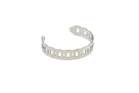 Adjustable Bangle Bracelet, Stainless Steel Flat Bracelet With 2 Holes, Steel Bracelet, Steel Bracelet Bangle (145x12x0.80mm) SMP1809