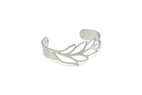 Adjustable Bangle Bracelet, Stainless Steel Flat Bracelet With 2 Holes, Steel Bracelet, Steel Bracelet Bangle (145x23x11x0.80mm) SMP1812