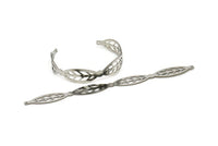 Adjustable Bangle Bracelet, Stainless Steel Flat Bracelet With 2 Holes, Steel Bracelet, Steel Bracelet Bangle (145x13x0.80mm) SMP1889