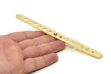 Brass Bracelet Star, Raw Brass Flat Bracelet With 2 Holes, Raw Brass Star Bangle, Bracelet Bangle (145x10x0.80mm) SMP1883
