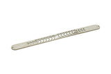 Adjustable Bangle Bracelet, Stainless Steel Flat Bracelet With 2 Holes, Steel Bracelet, Steel Bracelet Bangle (145x13x0.80mm) SMP1881
