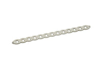 Adjustable Bangle Bracelet, Stainless Steel Flat Bracelet With 2 Holes, Steel Bracelet, Steel Bracelet Bangle (145x13x0.80mm) SMP1894