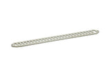 Adjustable Bangle Bracelet, Stainless Steel Flat Bracelet With 2 Holes, Steel Bracelet, Steel Bracelet Bangle (145x13x0.80mm) SMP1893