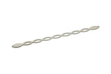 Adjustable Bangle Bracelet, Stainless Steel Flat Bracelet With 2 Holes, Steel Bracelet, Steel Bracelet Bangle (145x10x0.80mm) SMP1892