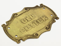 Retro Jewelry Blank, Huge Raw Brass Stamping Blank (91x63x0.80mm) Brs 905p C106