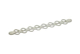 Adjustable Bangle Bracelet, Stainless Steel Flat Bracelet With 2 Holes, Steel Bracelet, Steel Bracelet Bangle (145x20x0.80mm) SMP1791