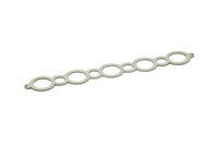 Adjustable Bangle Bracelet, Stainless Steel Flat Bracelet With 2 Holes, Steel Bracelet, Steel Bracelet Bangle (145x21x0.80mm) SMP1798