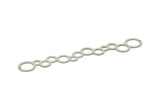 Adjustable Bangle Bracelet, Stainless Steel Flat Bracelet With 2 Holes, Steel Bracelet, Steel Bracelet Bangle (145x23x0.80mm) SMP1797