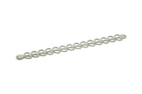 Adjustable Bangle Bracelet, Stainless Steel Flat Bracelet With 2 Holes, Steel Bracelet, Steel Bracelet Bangle (145x15x0.80mm) SMP1796