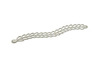 Adjustable Bangle Bracelet, Stainless Steel Flat Bracelet With 2 Holes, Steel Bracelet, Steel Bracelet Bangle (145x18x0.80mm) SMP1793