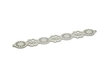 Adjustable Bangle Bracelet, Stainless Steel Flat Bracelet With 2 Holes, Steel Bracelet, Steel Bracelet Bangle (145x22x0.80mm) SMP1799