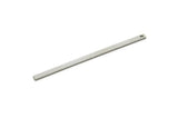 Çelik Çubuk Charm, Paslanmaz Çelik Çubuk Kolye Uçları, 1 Delikli Kolye Çubukları (45x2x0,80 mm) A5849