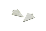 Steel Triangle Charm, Stainless Steel Tiny Triangle Charms With 1 Hole, Findings (16x11x0.80mm) SMP1867