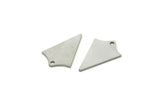 Steel Triangle Charm, Stainless Steel Tiny Triangle Charms With 1 Hole, Findings (16x11x0.80mm) SMP1867