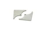 Steel Triangle Charm, Stainless Steel Tiny Triangle Charms With 1 Hole, Findings (20x13x0.80mm) SMP1854